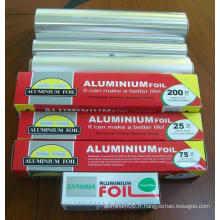 Rouleau de papier d'aluminium et aluminium pour l'alimentation